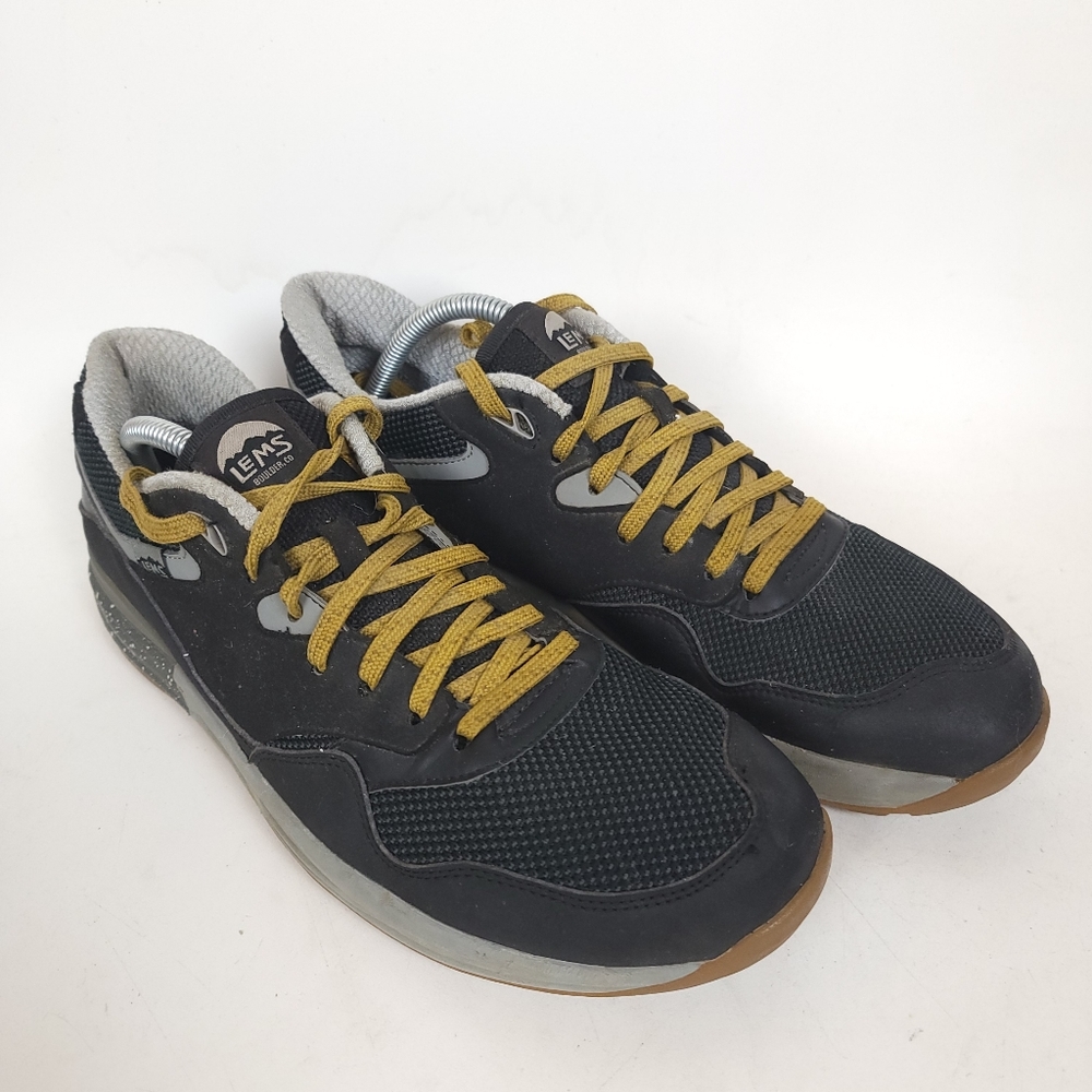 LEMS Men Trailhead I ONYX Sneakers Shoes Outdoors Hiking Suede Lace Up Size 10.5